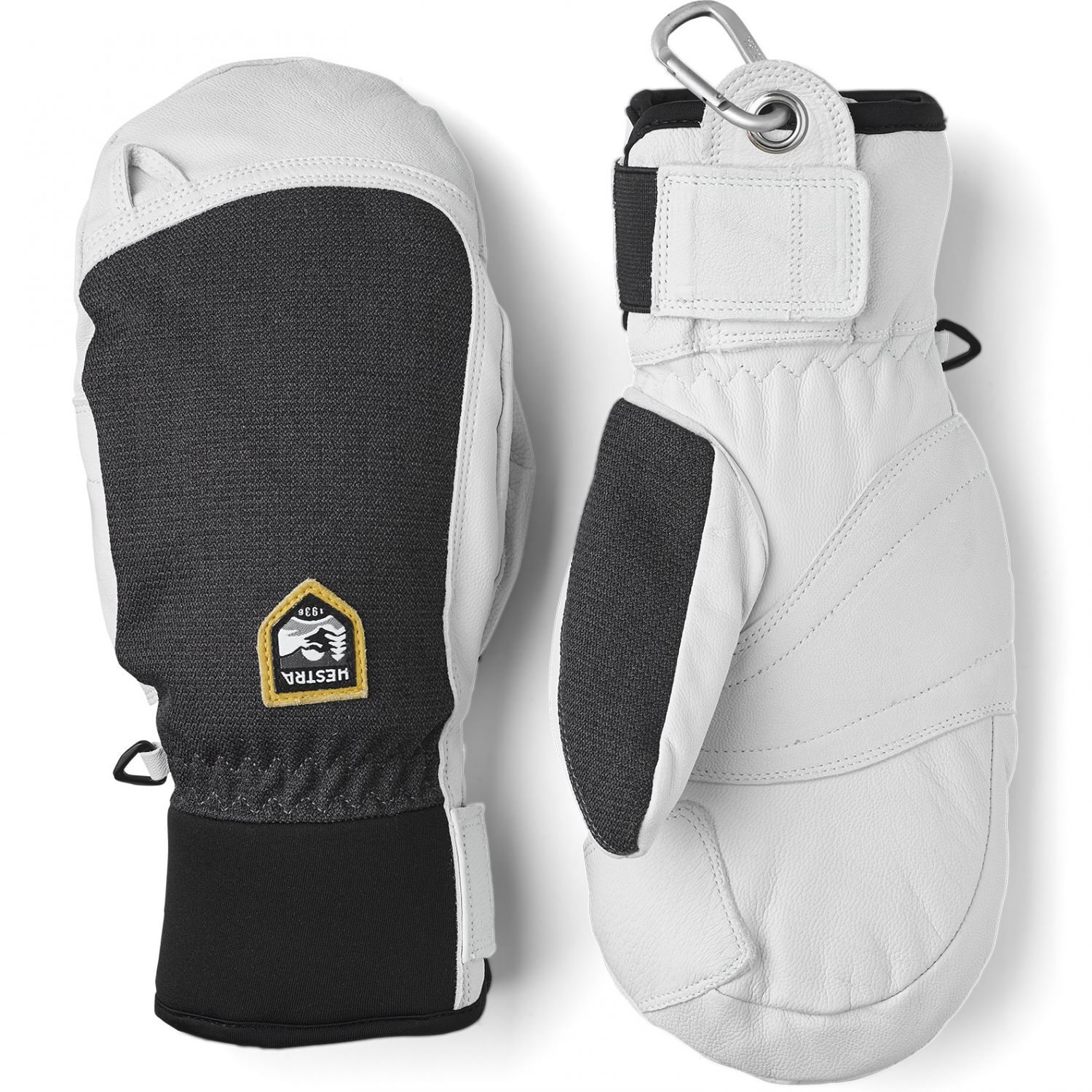 Hestra Army Leather Patrol, ski mitten, charcoal