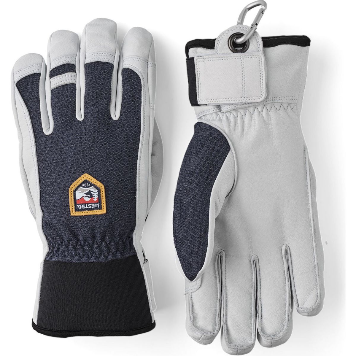 Hestra Army Leather Patrol Skihansker, Marin