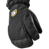 Hestra CZone Mountain, 3 doigts gants de ski, noir