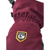 Hestra CZone Mountain, 3-finger ski gloves, bordeaux