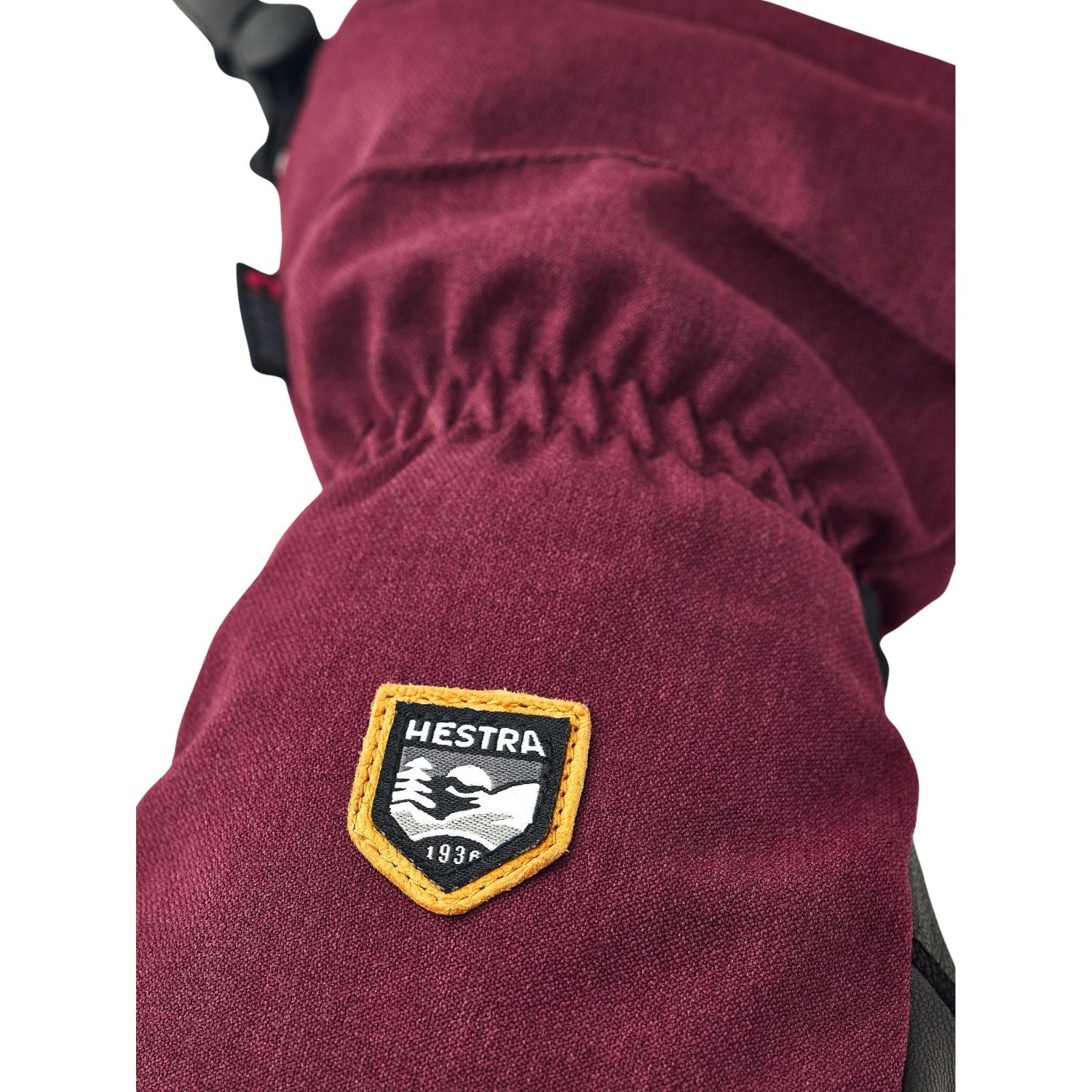 Hestra CZone Mountain, 3-finger ski gloves, bordeaux