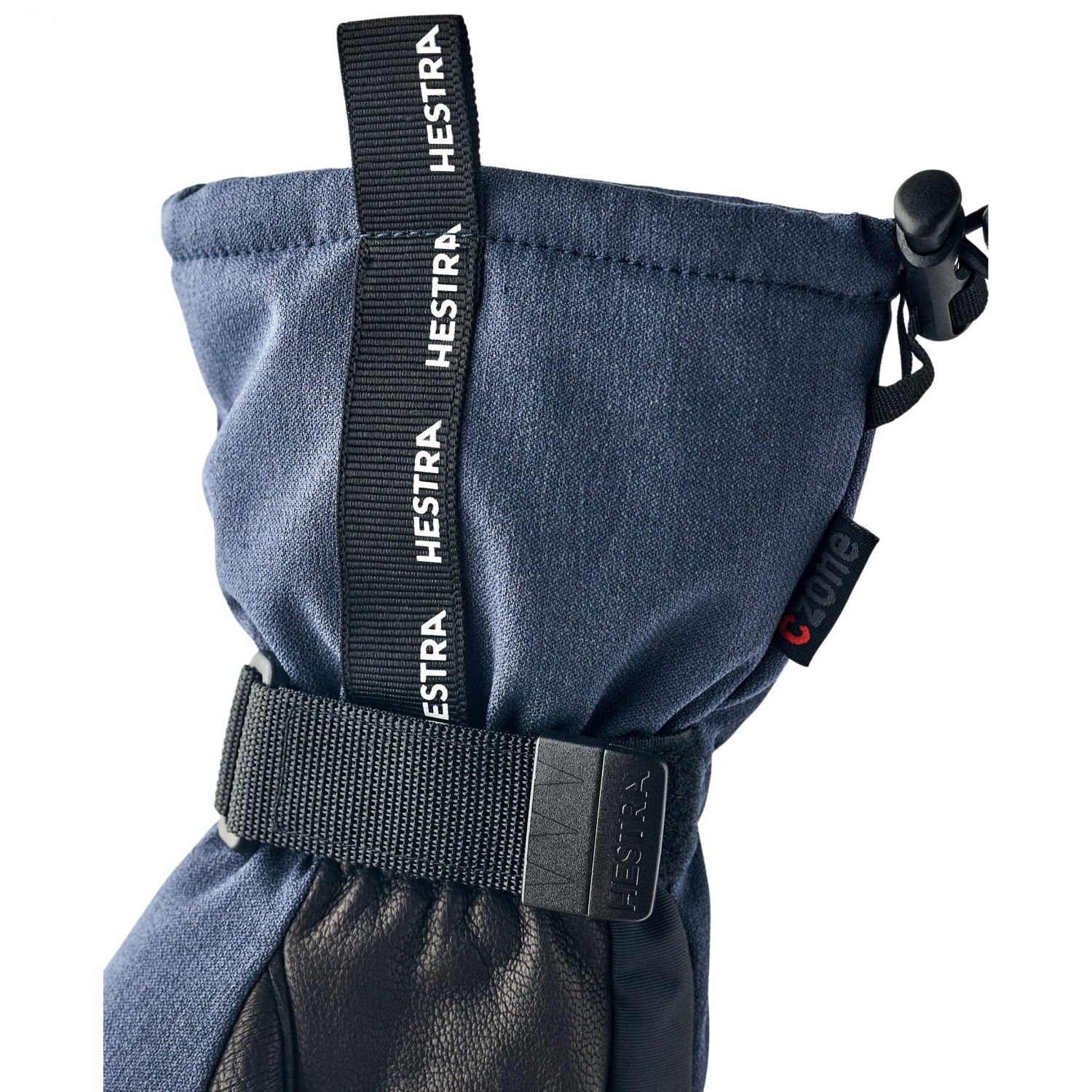 Hestra CZone Mountain, guanti da sci a 3 dita, navy