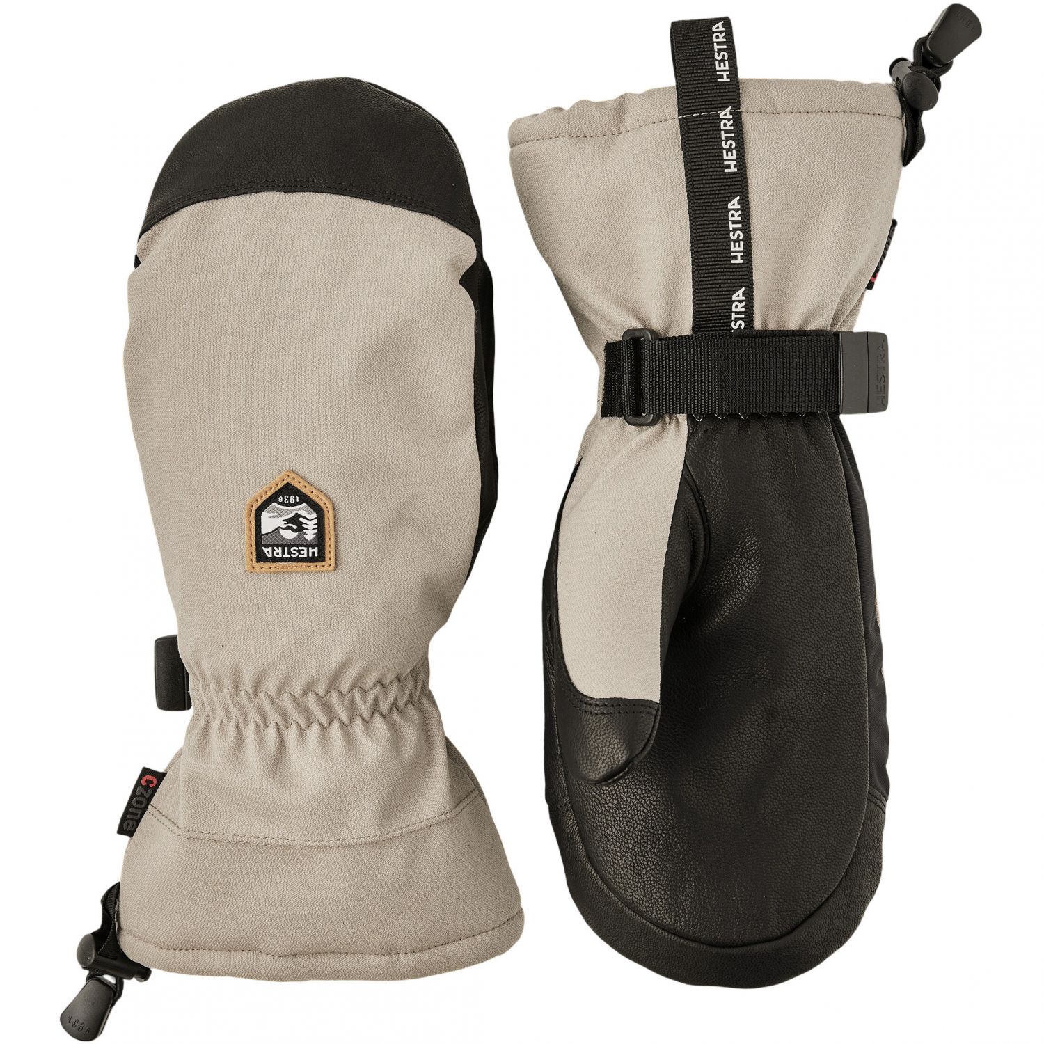 Hestra CZone Mountain, luvas de esqui, masculino, bege