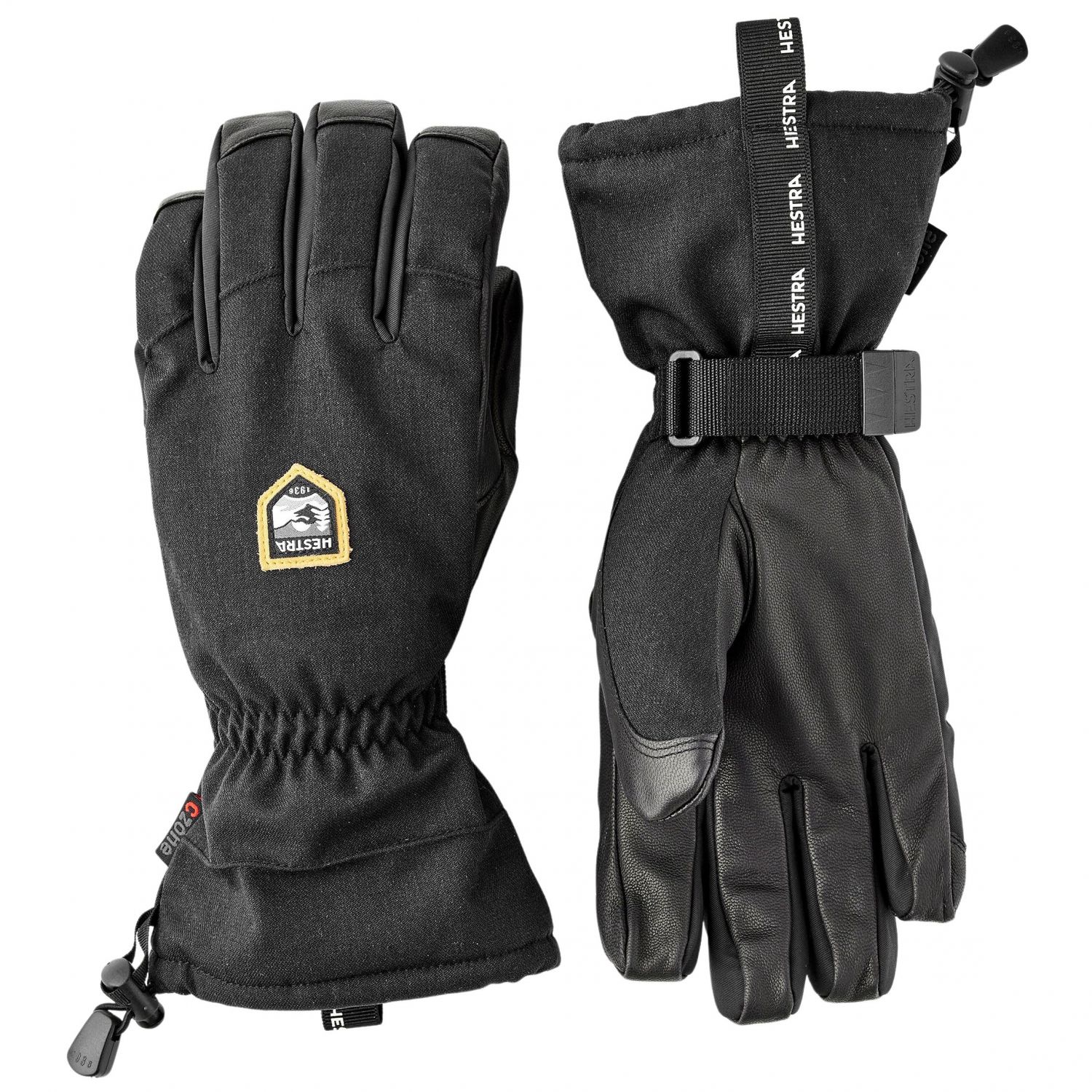 Hestra CZone Mountain, ski gloves, black