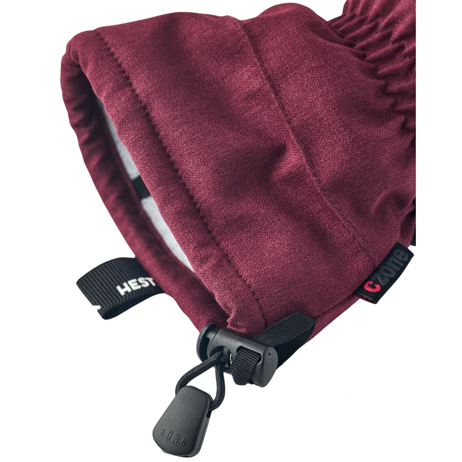 Hestra CZone Mountain, ski gloves, bordeaux