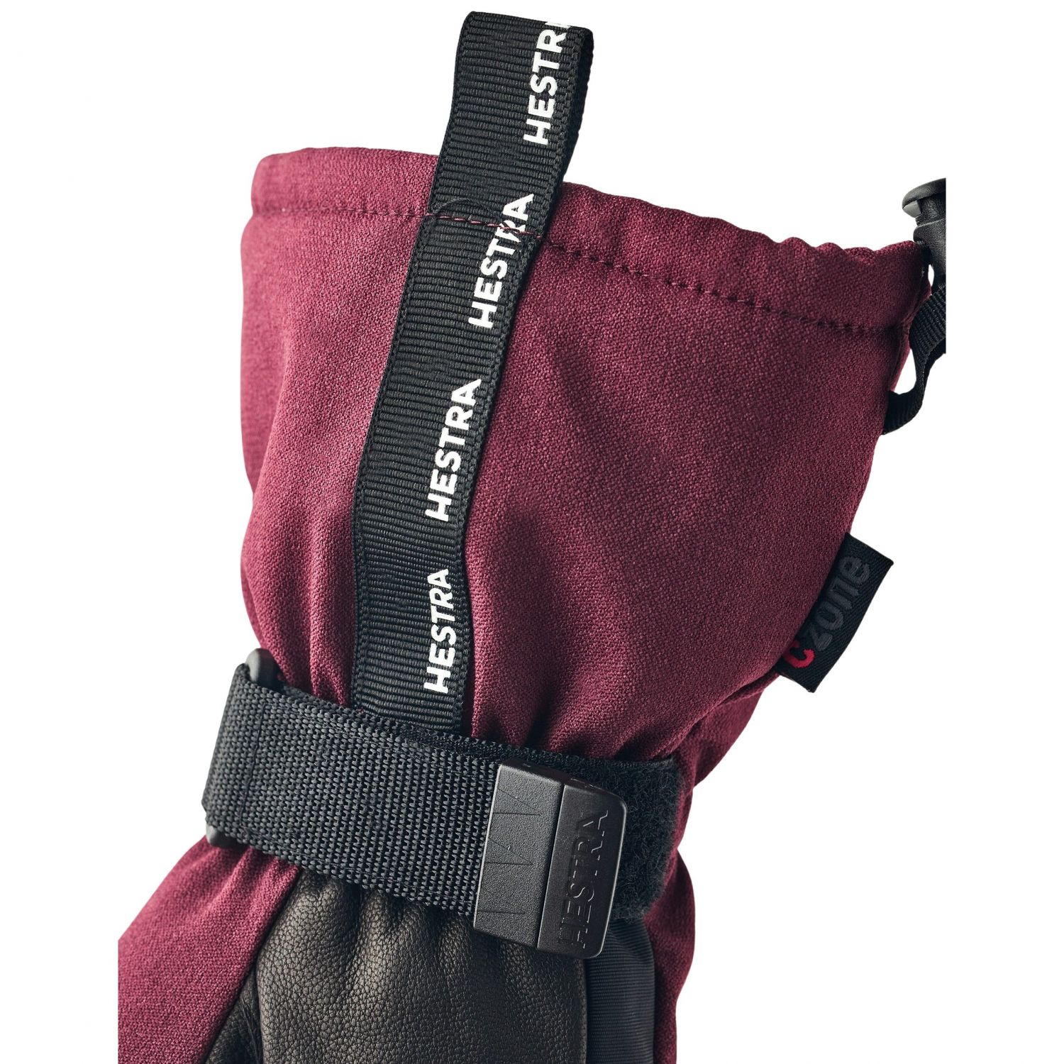 Hestra CZone Mountain, ski gloves, bordeaux