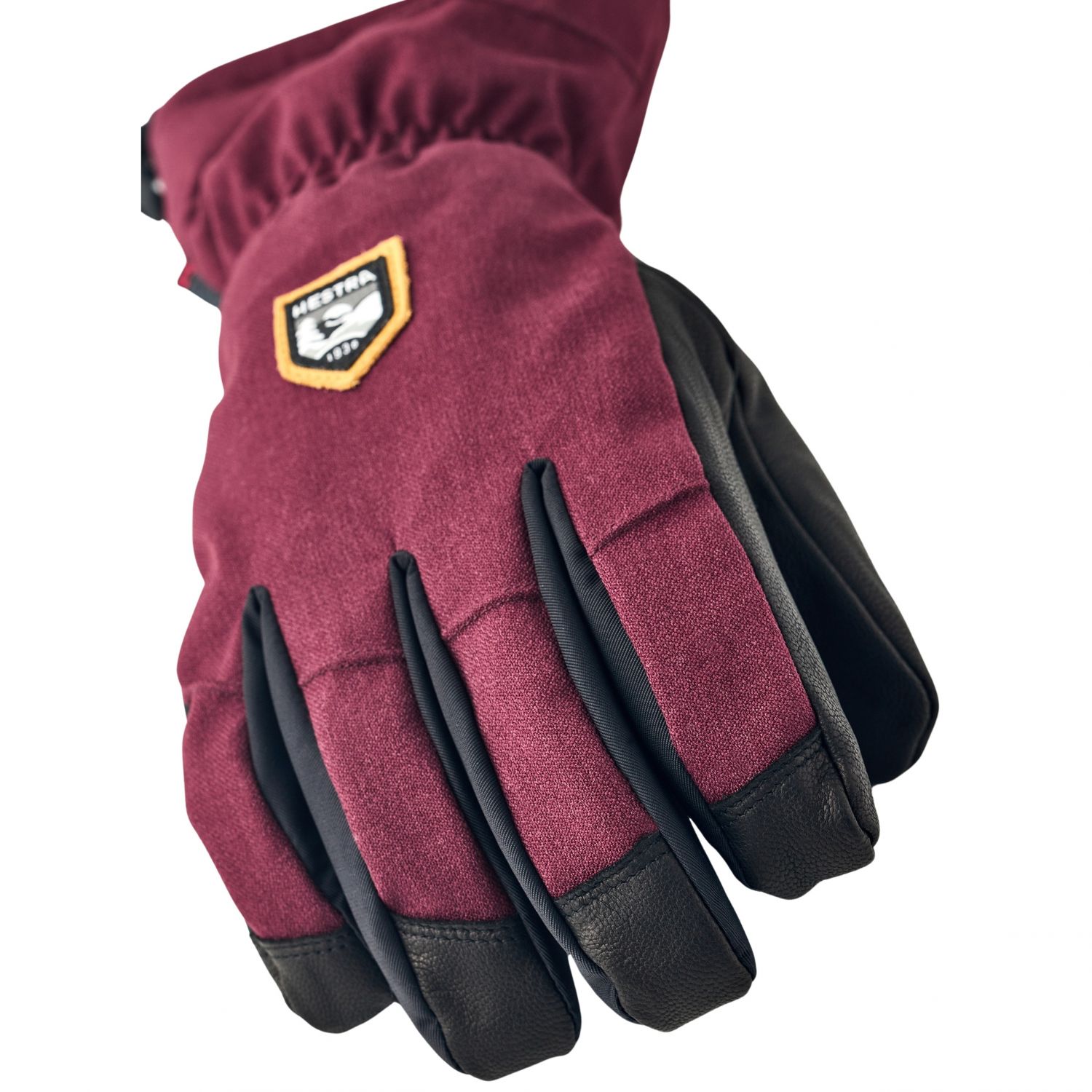 Hestra CZone Mountain, ski gloves, bordeaux
