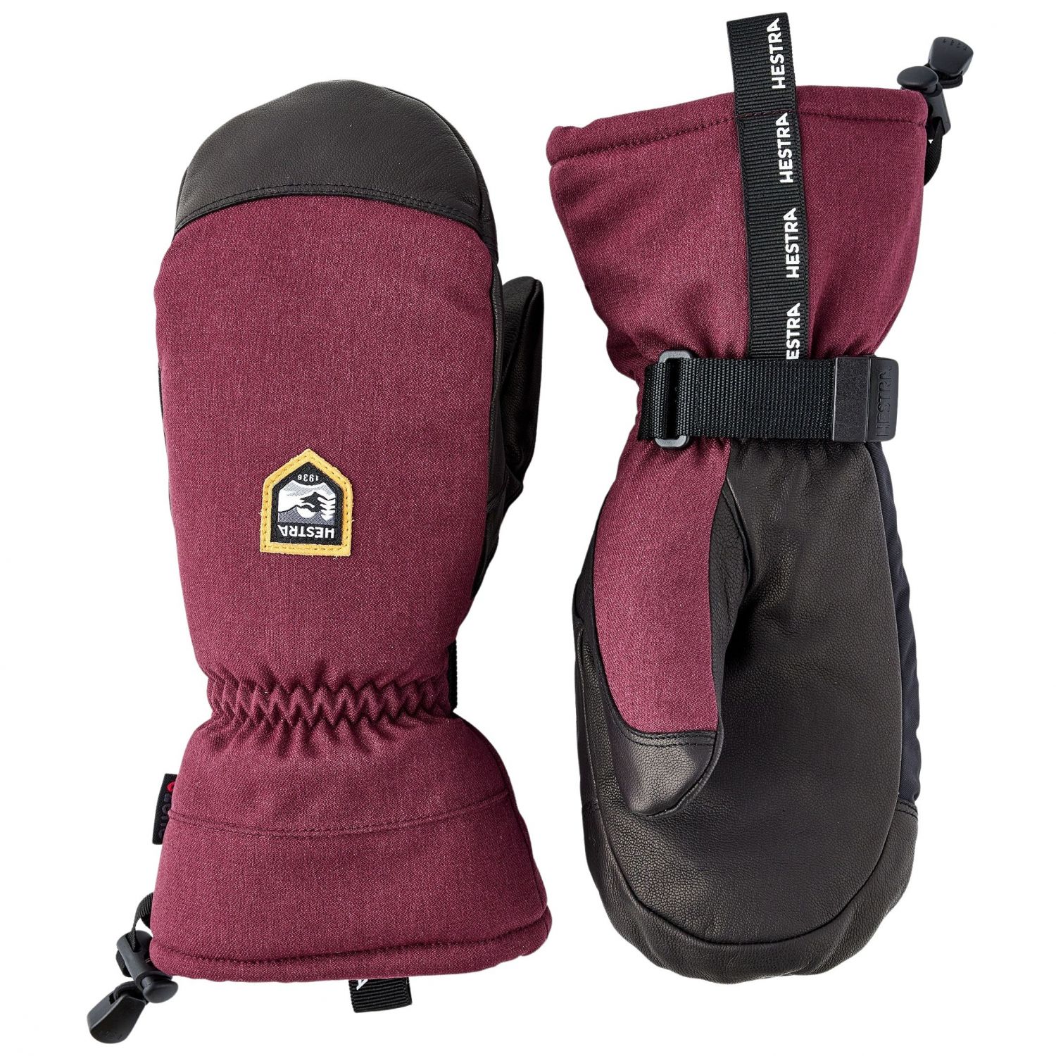 Hestra CZone Mountain, ski mitten, bordeaux
