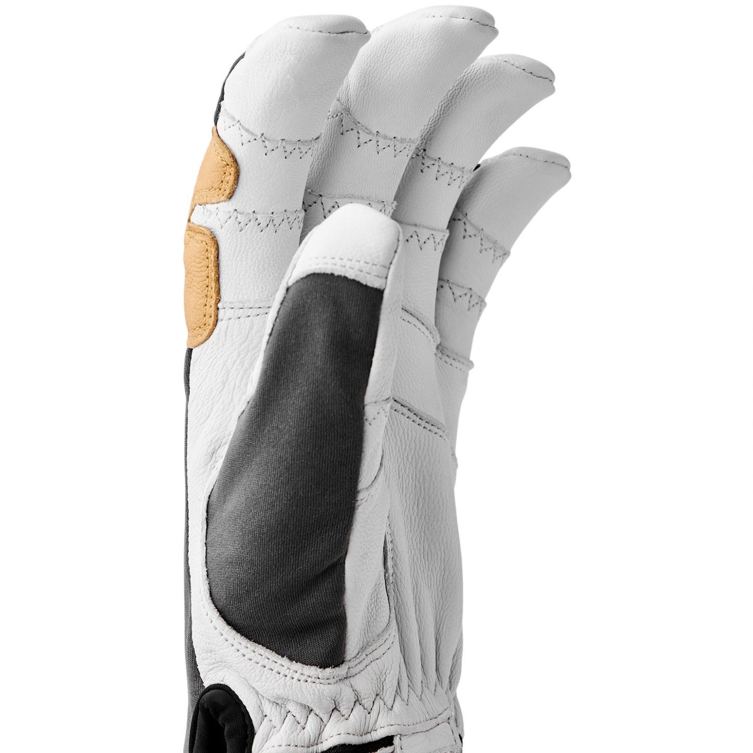 Hestra Ergo Grip Active, guanti da sci, grigio/bianco