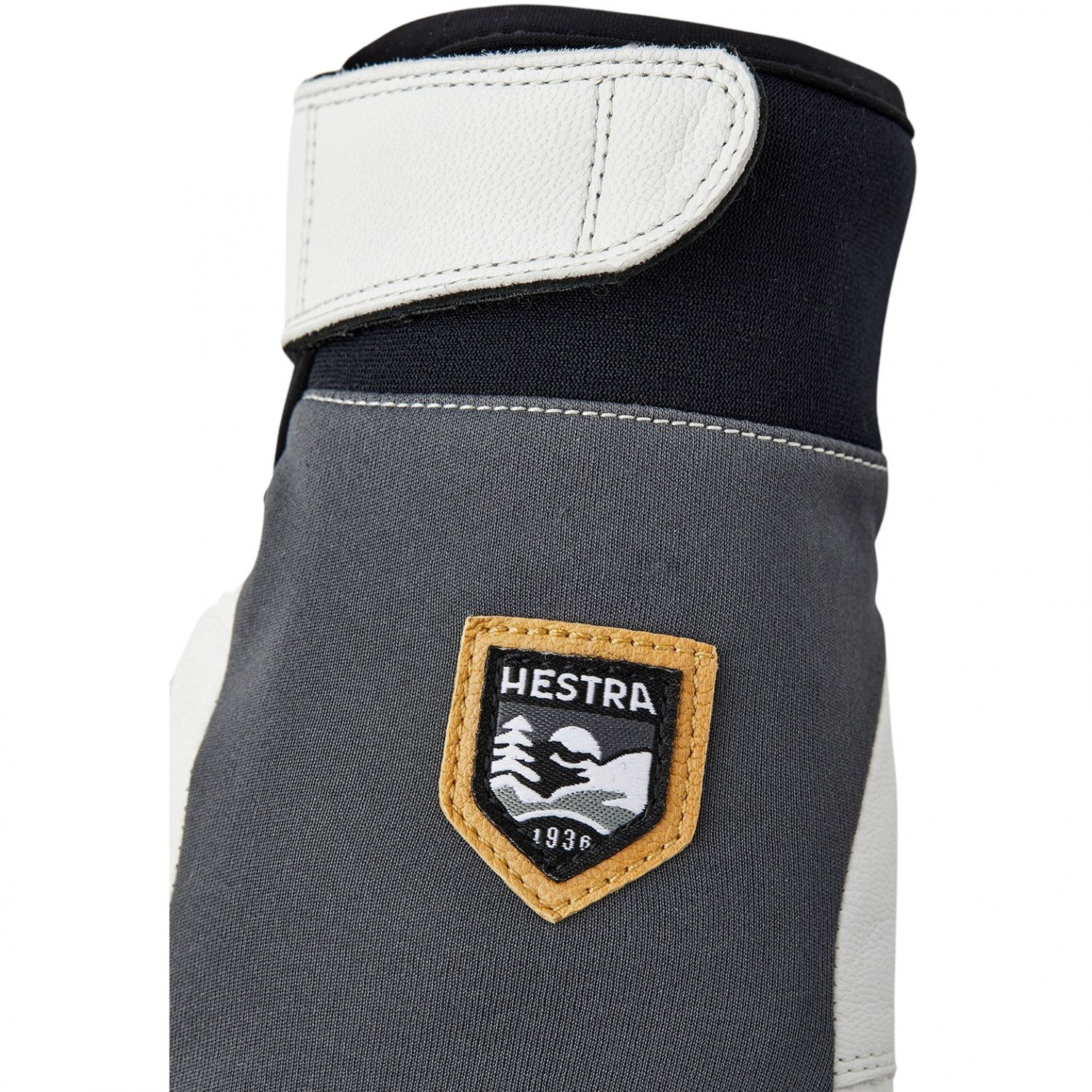 Hestra Ergo Grip Active, lyžiarske rukavice, sivá/biela