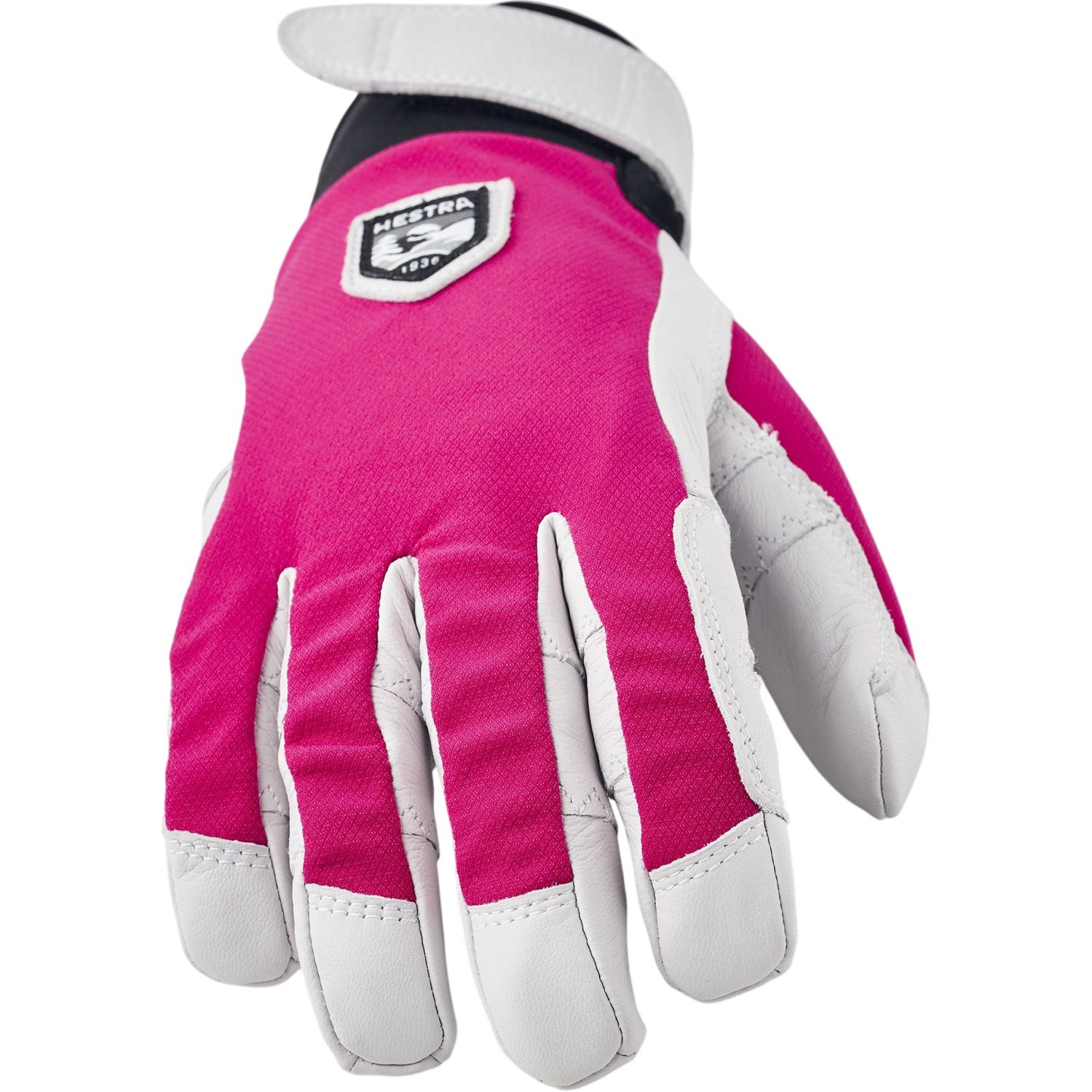 Hestra Ergo Grip Active, Skihansker, Fuchsia/Offwhite