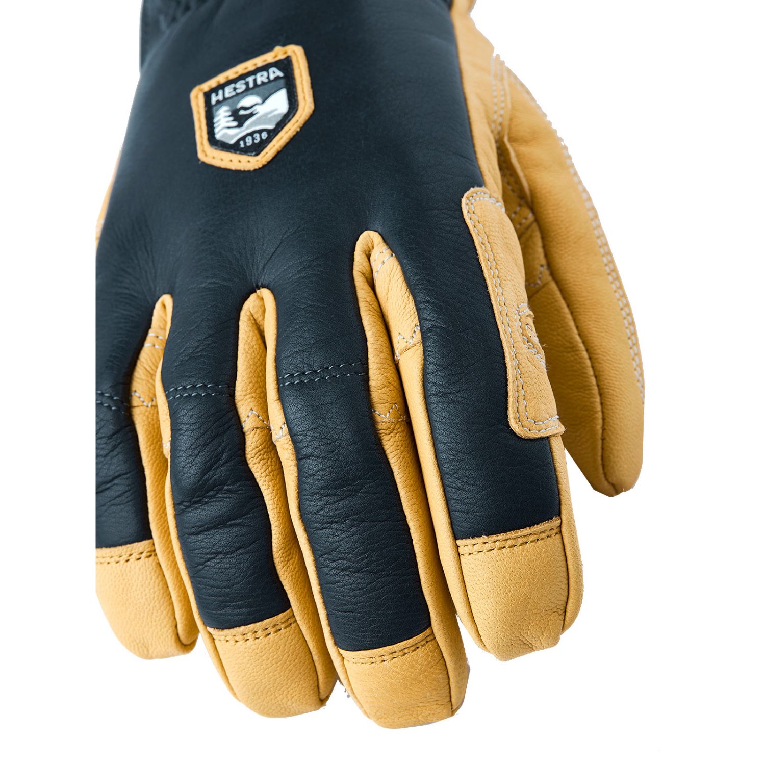 Hestra Ergo Grip Incline ski gloves, grey/brown