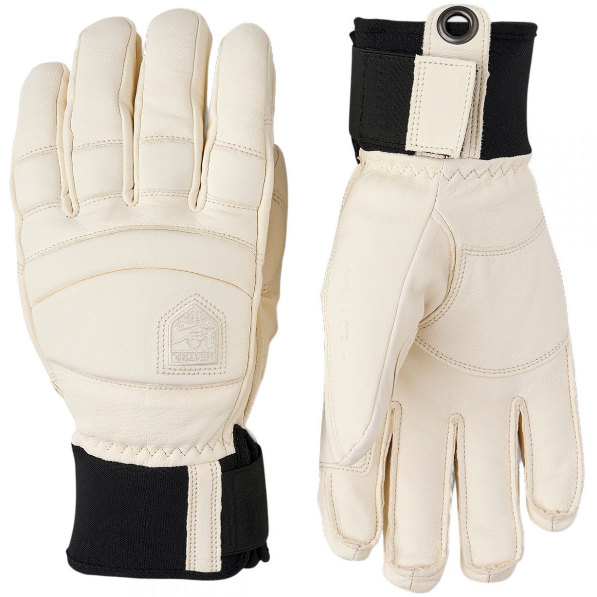 Hestra Fall Line, guantes de esquí, blanco/blanco