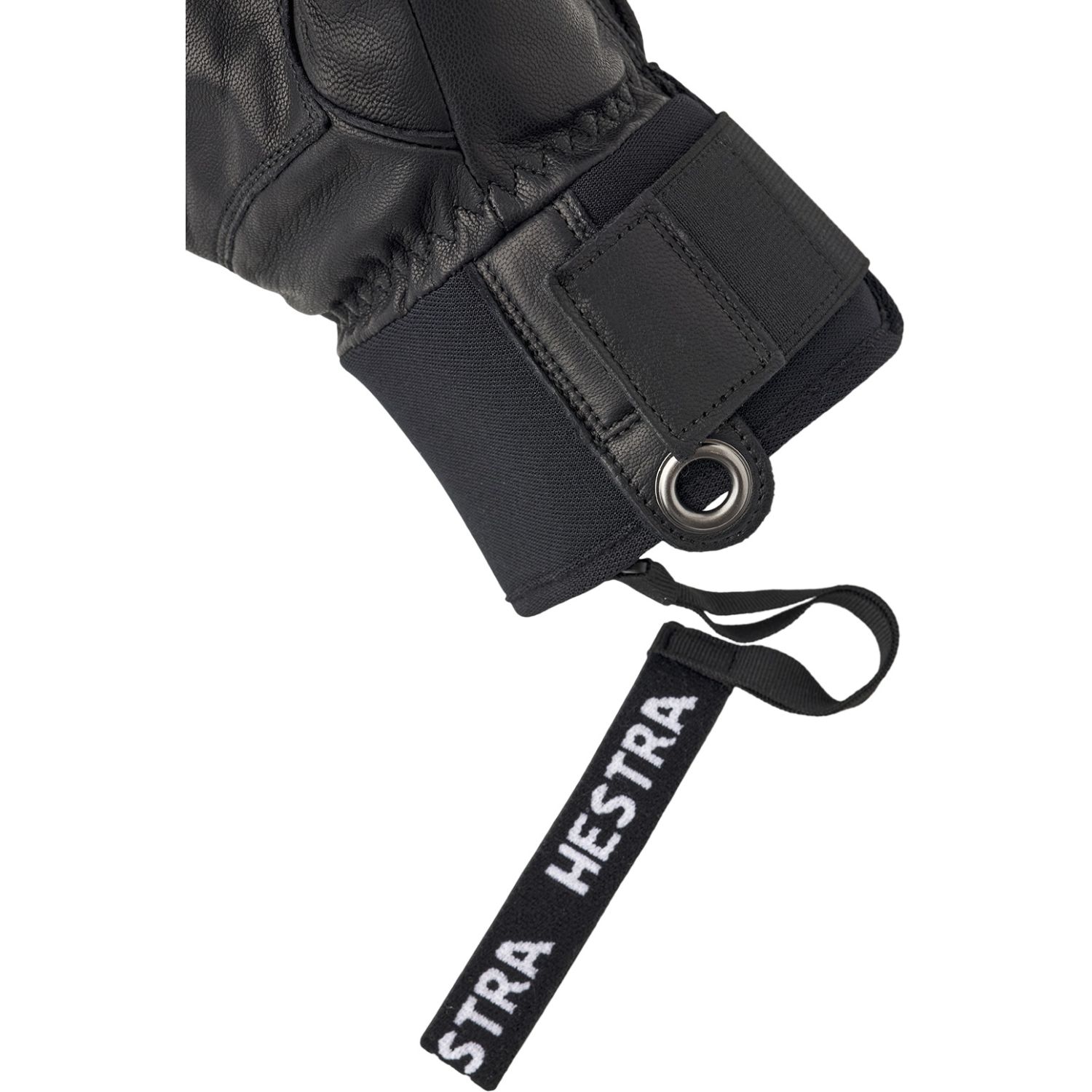 Hestra Fall Line, mănuși de schi cu 3 degete, negru/negru