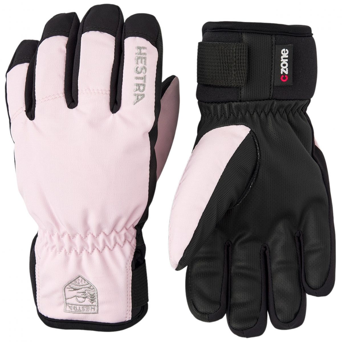 Hestra Ferox Primaloft, gants de ski, junior, rose