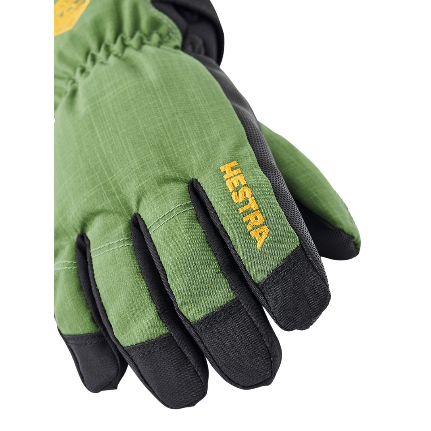 Hestra Ferox Primaloft, ski gloves, junior, green
