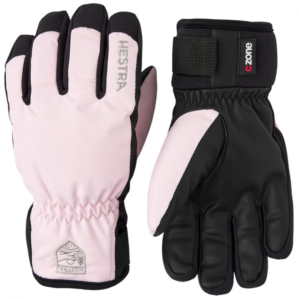 Hestra Ferox Primaloft, ski gloves, junior, pink