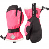 Hestra Gauntlet 3-Finger-Skihandschuhe, Junior, pink