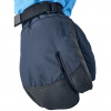 Hestra Gauntlet CZone, 3-finger ski gloves, junior, dark blue/sky blue