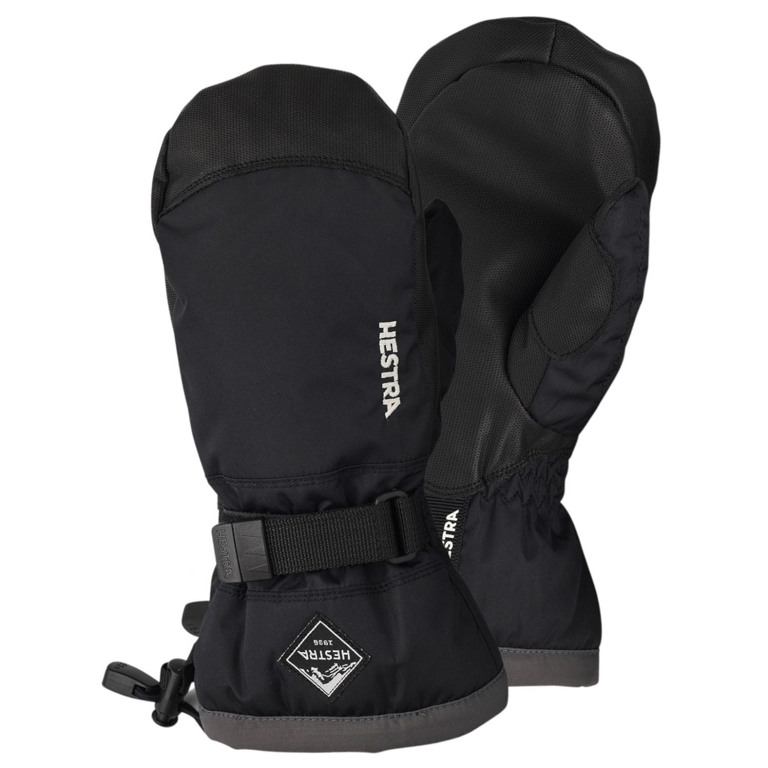 Hestra Gauntlet CZone Jr, manicotto da sci, junior, nero