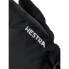 Hestra Gauntlet Guanti da sci a 3 dita, junior, nero