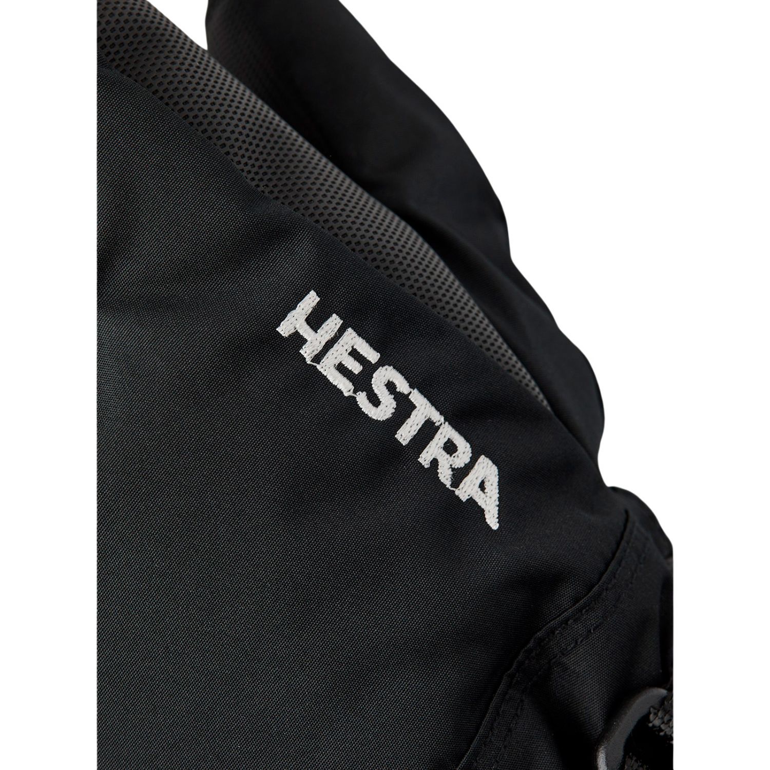 Hestra Gauntlet Guanti da sci a 3 dita, junior, nero