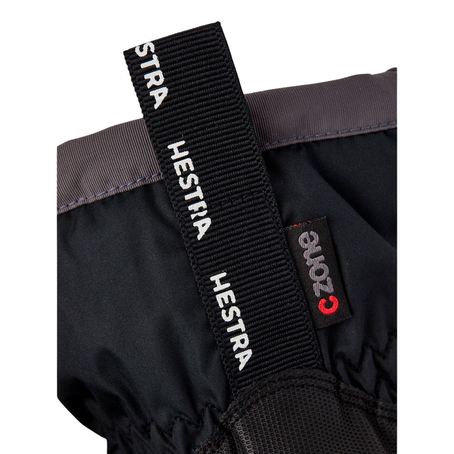 Hestra Gauntlet CZone Jr, ski mitt, junior, black/graphite