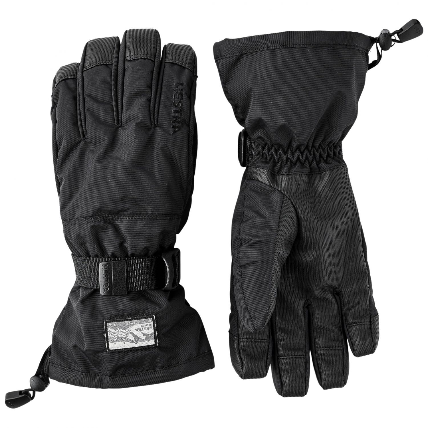 Hestra Gauntlet Sr. síelő kesztyű, fekete