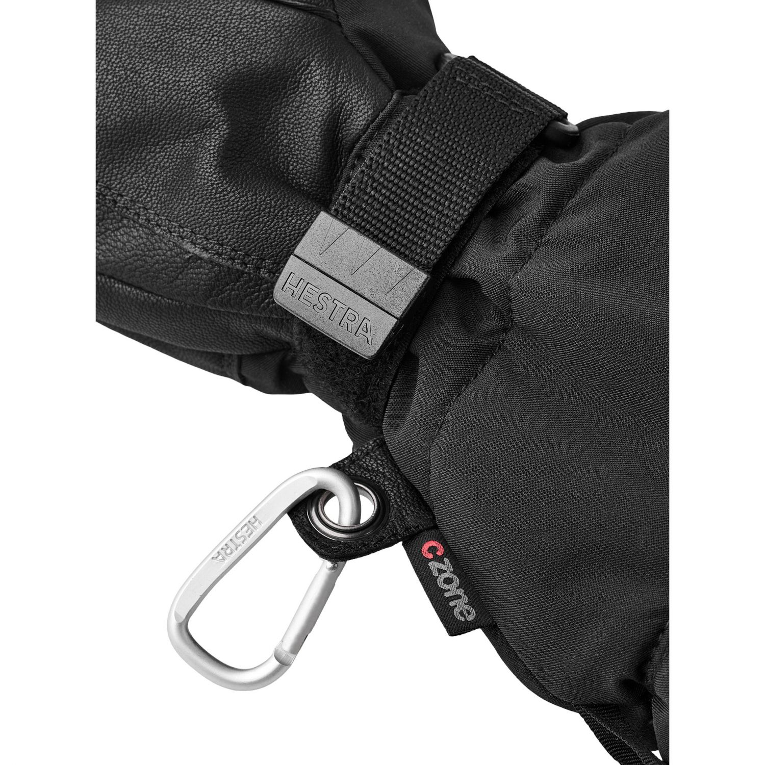 Hestra Heater Gauntlet, ski gloves, black/black