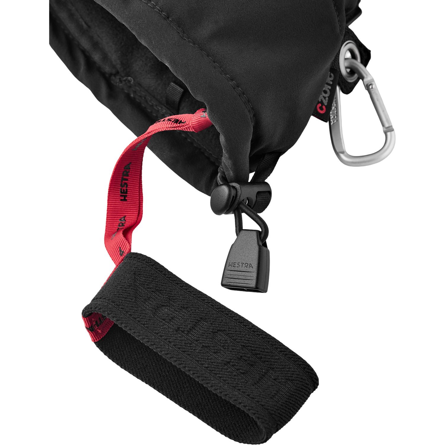 Hestra Heater Gauntlet, ski gloves, black/black