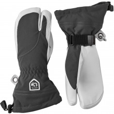 Hestra Heli Ski, 3-finger ski gloves, women, grey/offwhite