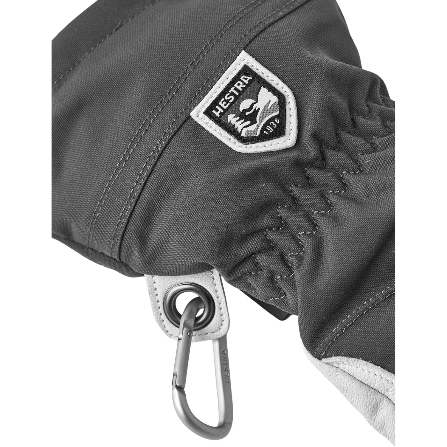 Hestra Heli Ski, 3-Finger-Skihandschuhe, Damen, grau/weiß