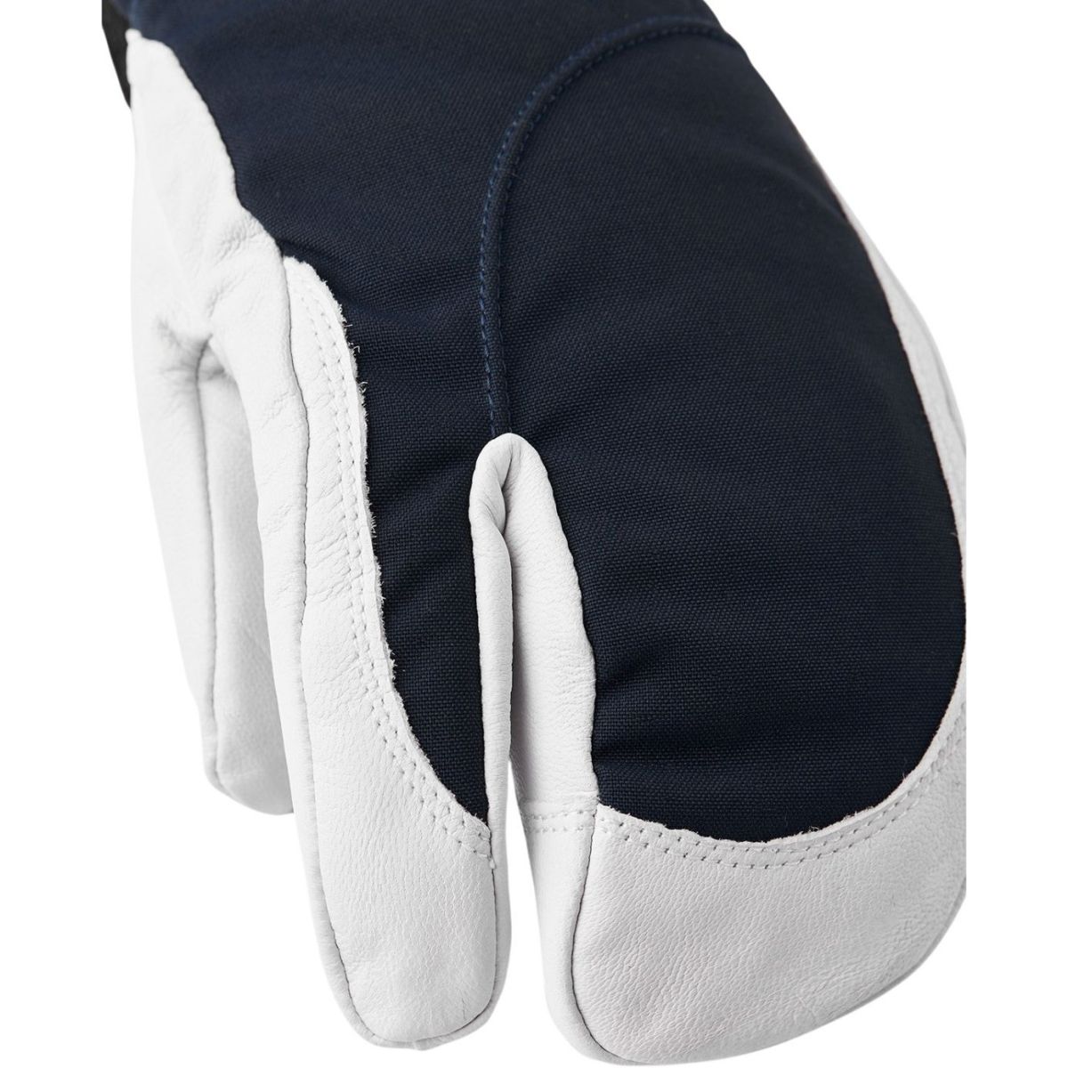 Hestra Heli Ski, Guantes de esquí 3 dedos, Mujer, Azul marino