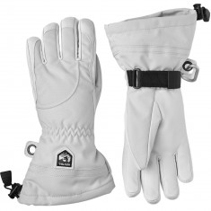 Hestra Heli Ski, guanti da sci, donna, grigio chiaro/bianco