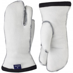 Hestra Heli Ski Liner, 3 doigts gants intérieurs, blanc