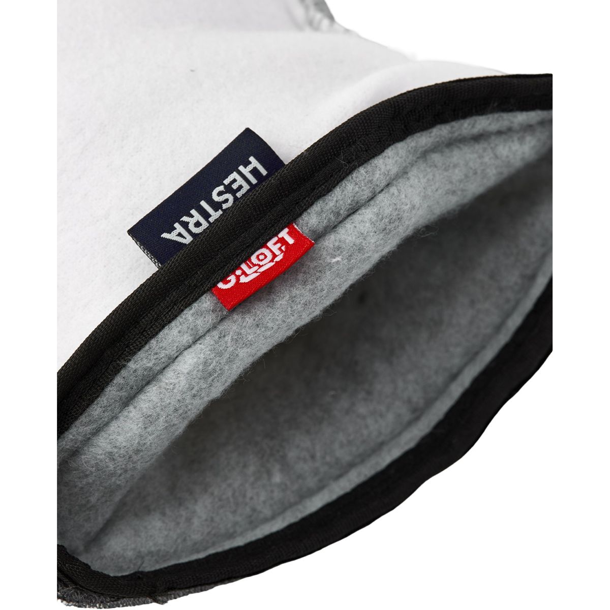 Hestra Heli Ski Liner, 3-finger Innerhansker, Offwhite