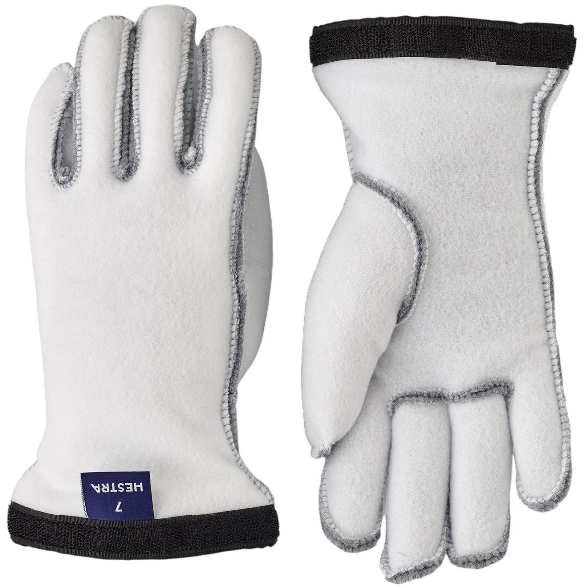 Hestra Heli Ski Liner, luvas interiores, senhoras, branco