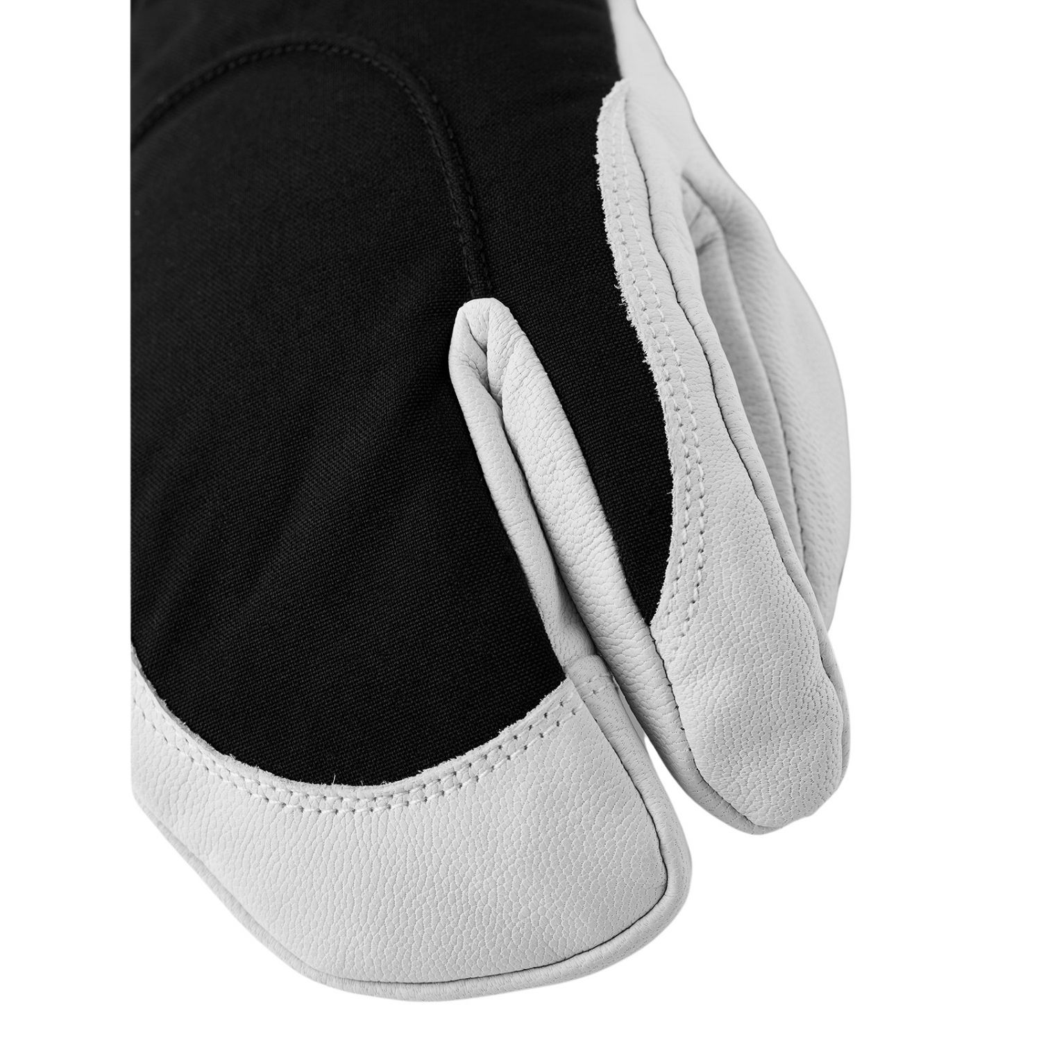 Hestra Heli Ski, luvas de esqui com 3 dedos, senhoras, preto