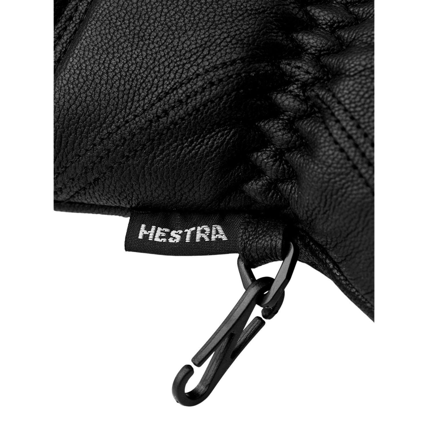 Hestra Leather Box, lapanen, musta