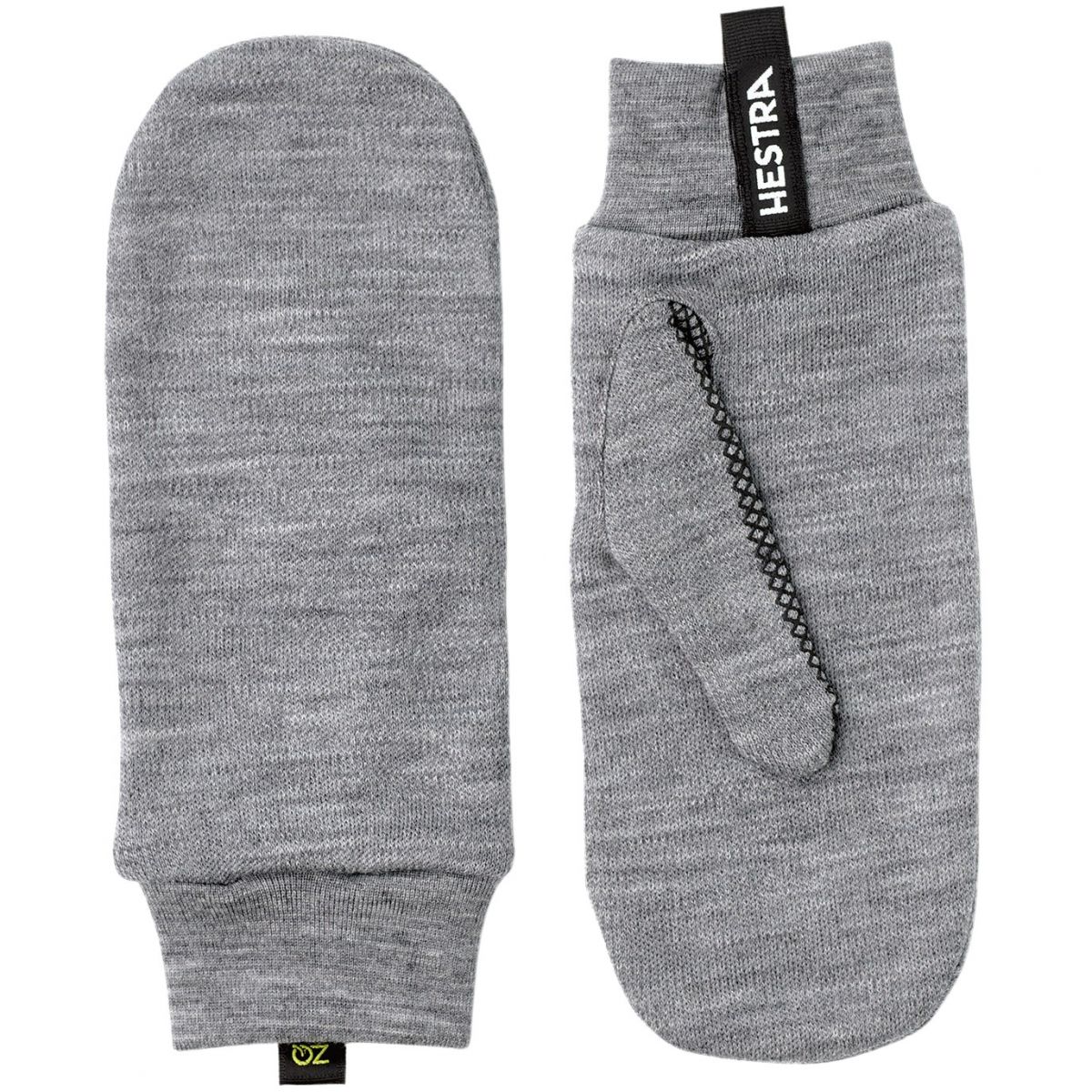 Hestra Merino Touch Point, interior das luvas, cinzento