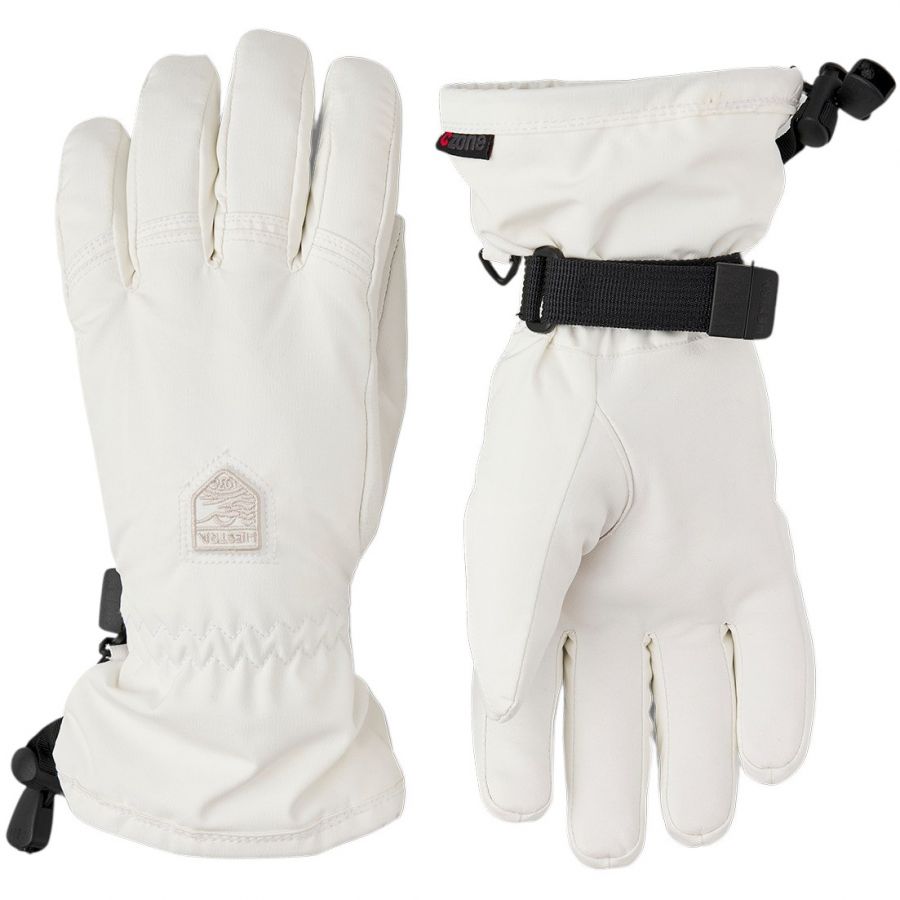 Hestra Powder Czone, guanti da sci, donna, bianco