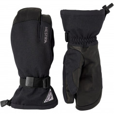Hestra Powder Gauntlet, gants de ski 3 doigts, noir