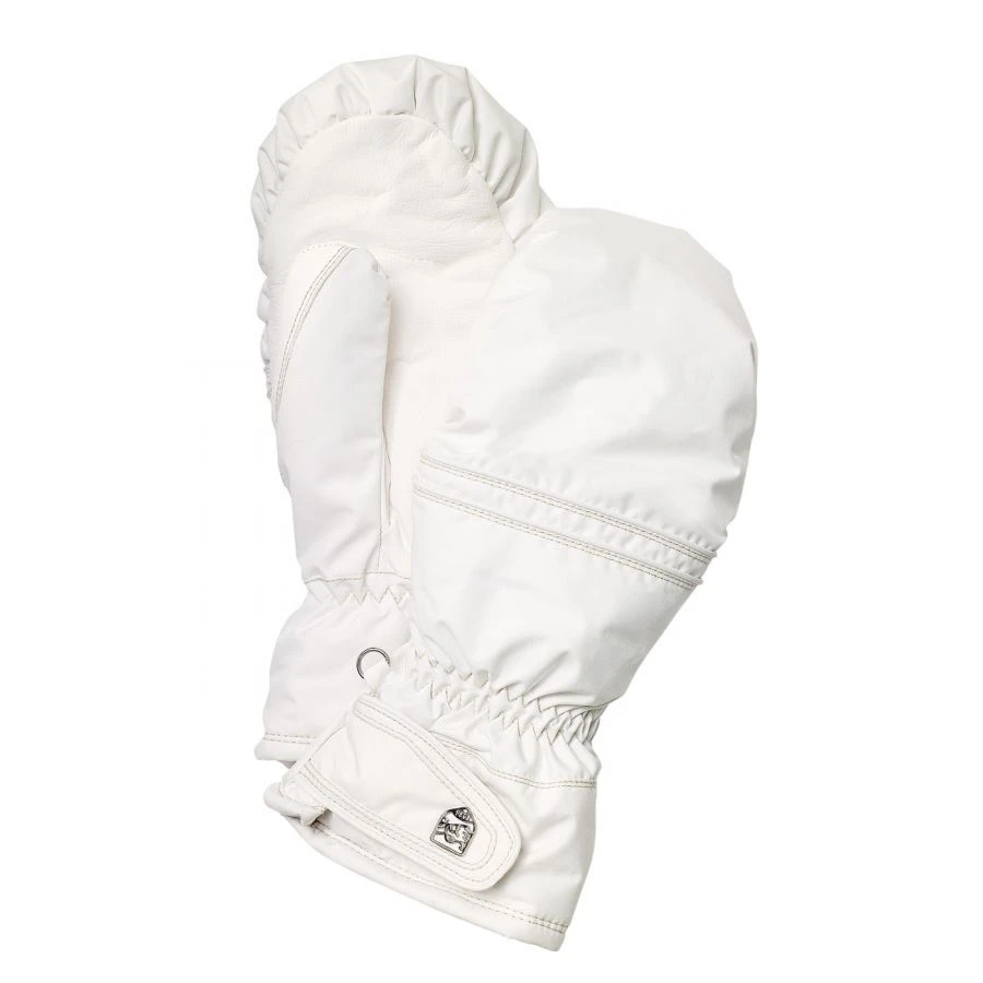 Hestra Primaloft Leather Fäustlinge, Damen, weiss