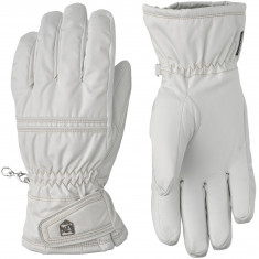 Hestra Primaloft Leather, gants de ski, femmes, blanc/blanc