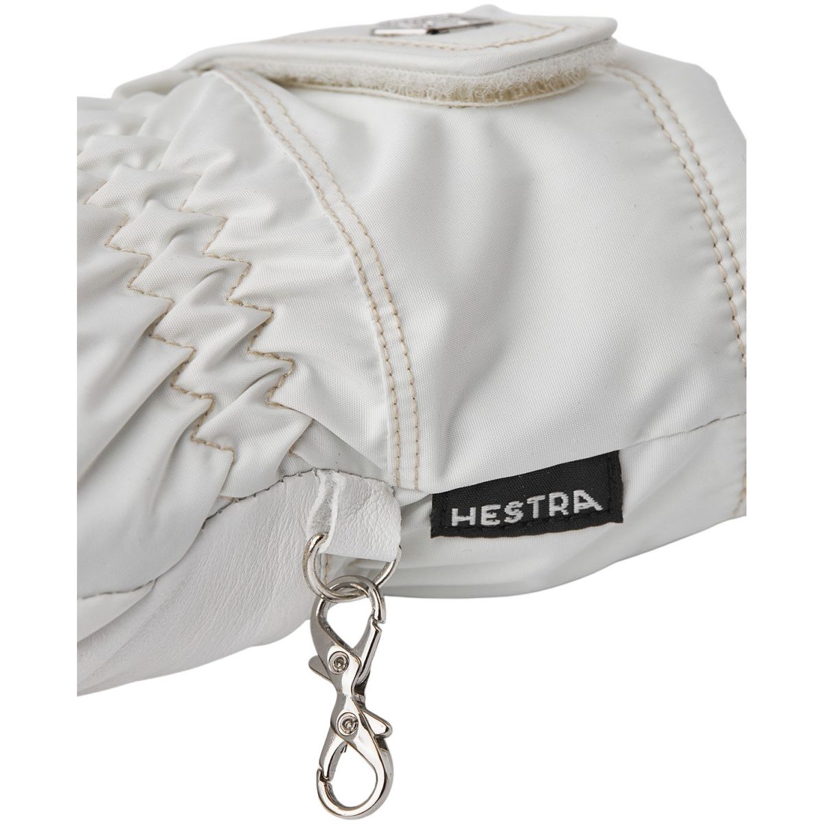 Hestra Primaloft Leather, guanti da sci, donna, bianco/bianco