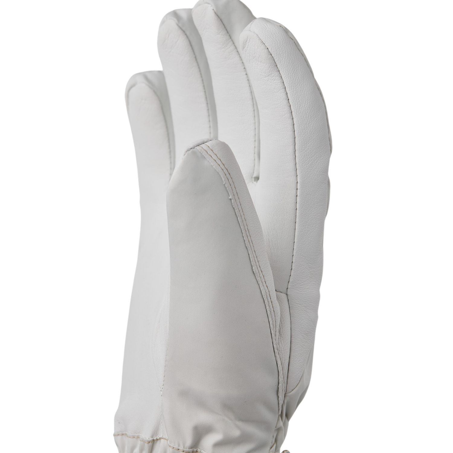 Hestra Primaloft Leather, guanti da sci, donna, bianco/bianco