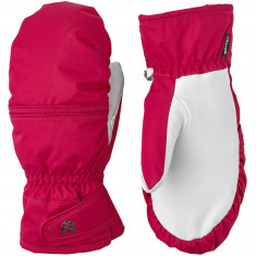 Hestra Primaloft Leather, hiihtohanskat, nainen, vaaleanpunainen/valkoinen
