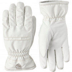Hestra Primaloft Leather, lyžiarske rukavice, dámske, biele