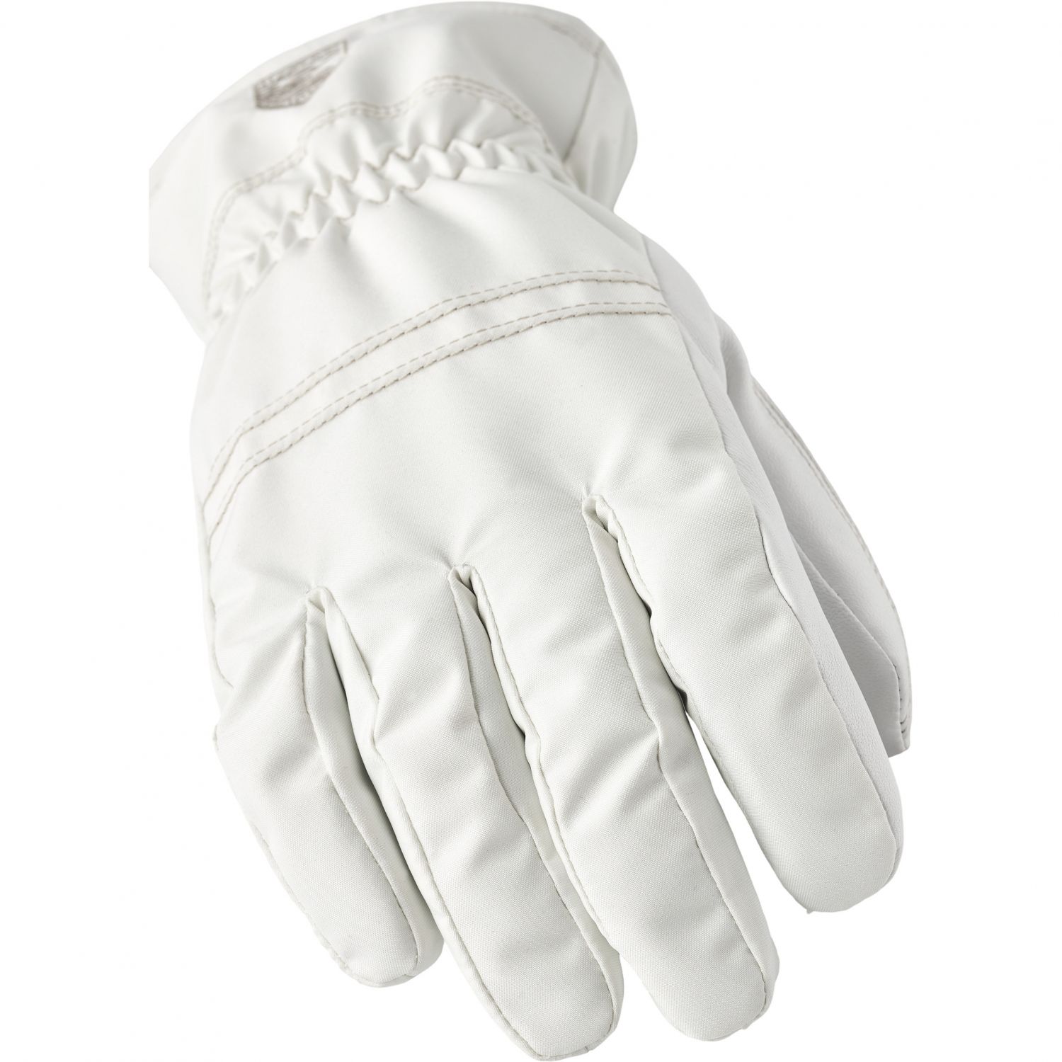 Hestra Primaloft Leather, lyžiarske rukavice, dámske, biele
