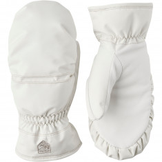 Hestra Primaloft Leather, manoplas de esquí, mujer, blanco